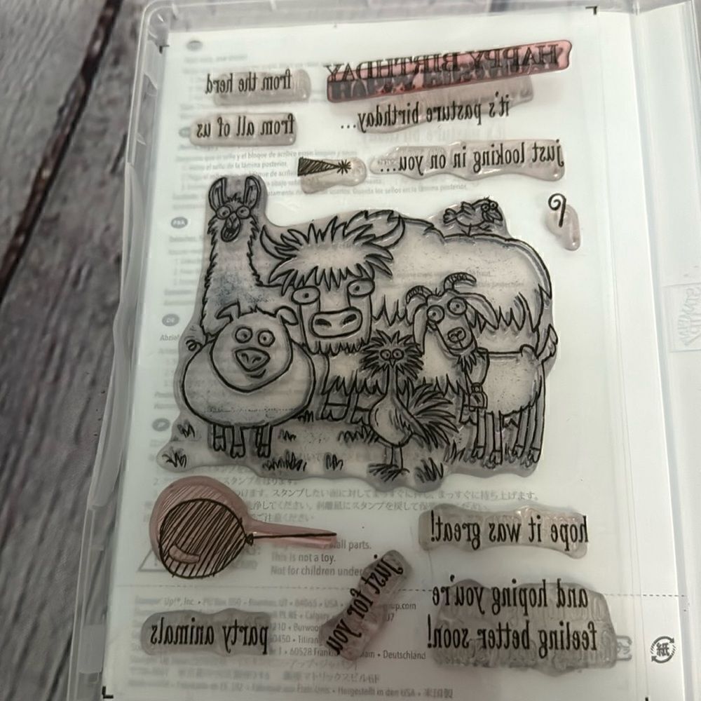Stampin’ Up! Set - From the Herd - birthday - Picture 2 of 2